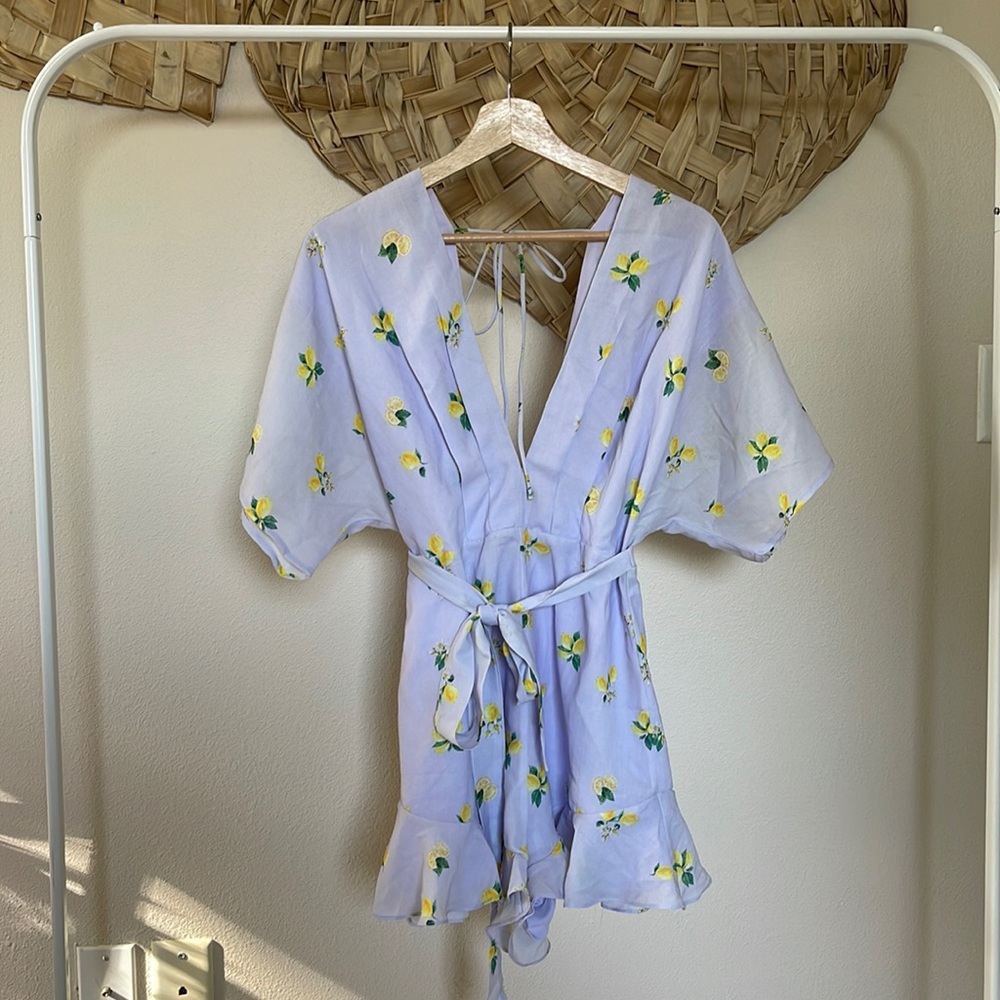 VICI Lemon Print Romper